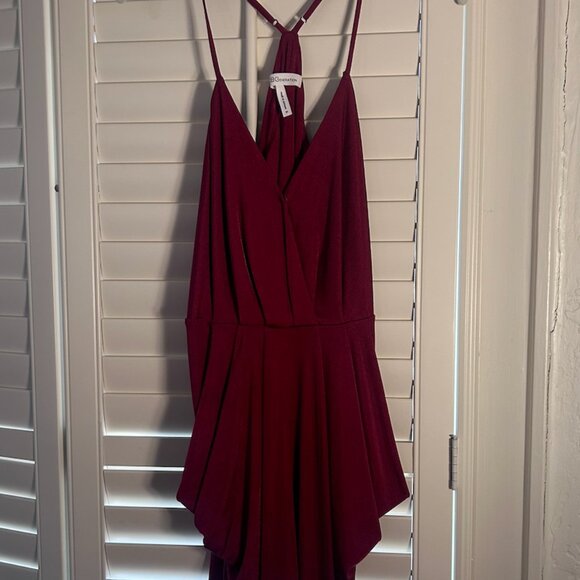 BCBG Maroon Mini Dress - Picture 3 of 4